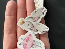 Mohamm mes liebre lindo hojas para diario Mini pequeña bala decoración Kawaii pegatinas Scrapbooking agenda de papelería