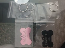 2 unids/lote de etiquetas de identificación de perro personalizadas, etiqueta de Mascota de aluminio para gatito, gato, perros, Collar, puede elegir el nombre de fuente, Tel sexo (en la parte delantera y trasera)