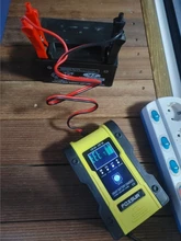 Nuevo de litio de 12,6 V cargador de batería del coche 12V 12V 24V 6A pulso reparación inteligente cargador AGM GEL de plomo-ácido LiFePO4 LiPo 7-etapa cargador