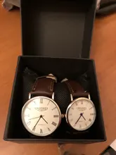 LNGJINES 2pc de moda par alto brillo de vidrio de reloj de acero inoxidable y la caja de lujo analógico de cuarzo reloj de pulsera de regalo reloj femenino