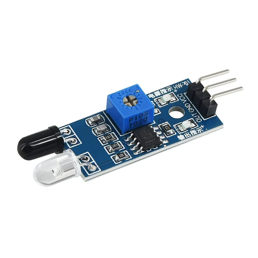 

Smart Electronics New for Arduino Diy Smart Car Robot Reflective Photoelectric 3pin IR Infrared Obstacle Avoidance Sensor Module