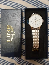 LIGE-Reloj de pulsera de acero para mujer, nuevo accesorio de moda, creativo, resistente al agua, 2020