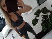 Conjunto de Yoga con estampado de serpiente para mujer, ropa deportiva de realce, sin costuras, con espalda entrecruzada, mallas deportivas para gimnasio