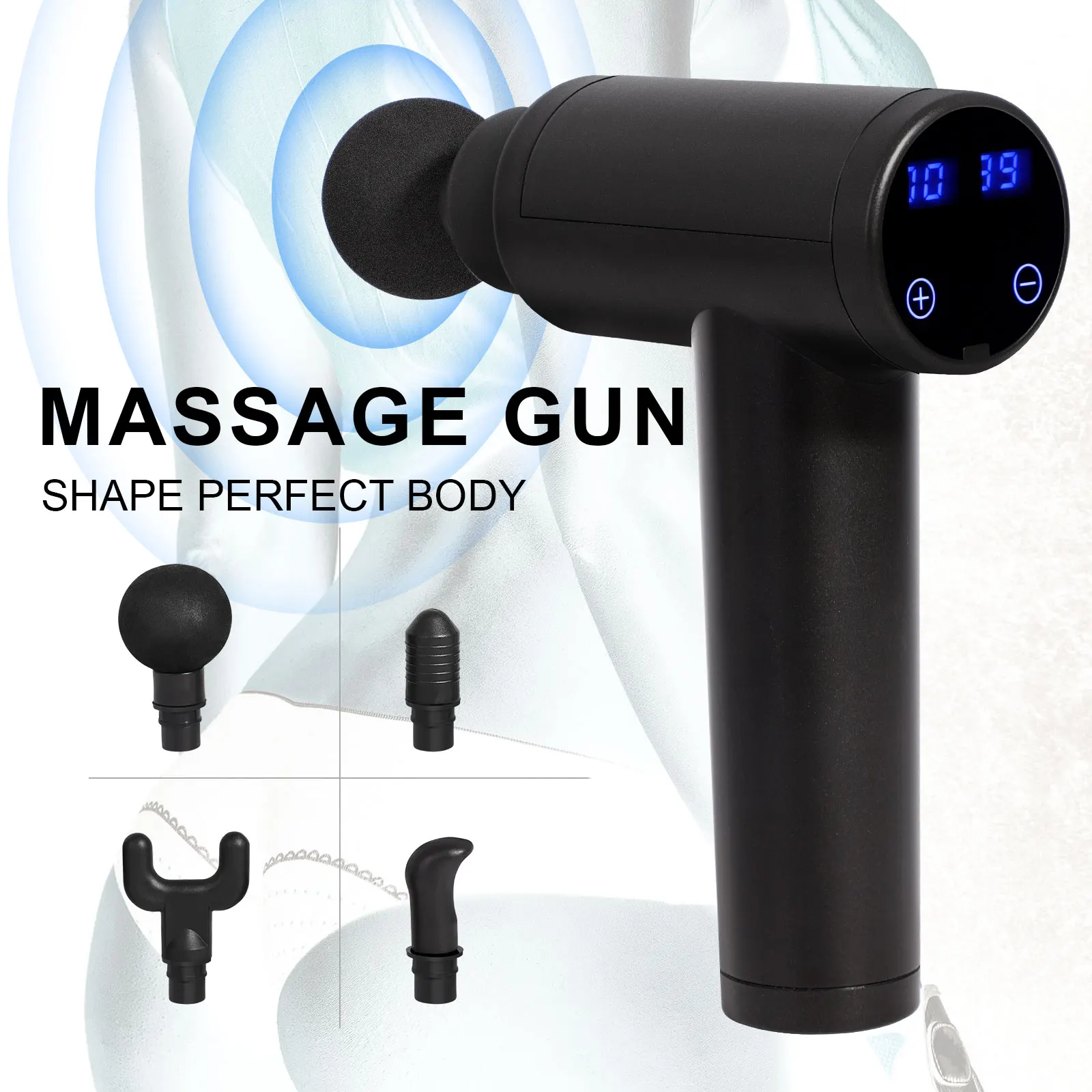 Body Massage Gun Cordless Rechargeable Stimulator Deep Muscle Tissue Massager Device Body Relaxation Slimming Shaping Pain
Body Massage Gun Cordless Rechargeable Stimulator Deep Muscle Tissue Massager Device Body Relaxation Slimming Shaping Pain