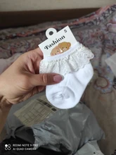 YWHUANSEN 0 a 6 años bebé niño pequeño niñas con volantes de encaje tobillo algodón calcetines vestido princesa verano algodón ojal calcetines con flores