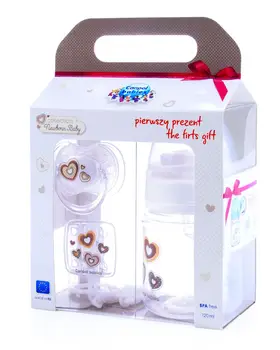 Set canpol newborn baby (bottle of anticolic. 120 ml, 0 M +, dummy, clip for dummy) art. 0101exp
Set canpol newborn baby (bottle of anticolic. 120 ml, 0 M +, dummy, clip for dummy) art. 0101exp