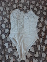 Ziamonga-Body sin mangas para mujer, Body Sexy de encaje bordado en rojo y negro para mujer, ropa para discoteca 2020