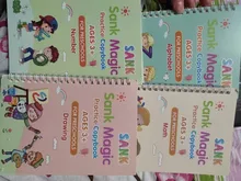 Caligrafía mágica que se puede reutilizar, juego de escritura a mano para chico, escritura de letras caligráficas para la escuela, novedad de 2021