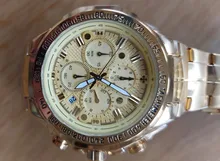 WWOOR-reloj analógico de acero inoxidable para hombre, nuevo accesorio de pulsera de cuarzo resistente al agua con cronógrafo, complemento Masculino deportivo de marca de lujo disponible en color dorado, 2021