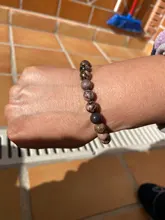 Pulsera de piedra de lapislázuli para hombre y mujer, turquesas naturales verdes y blancas, abalorios de 8MM, pulseras de Yoga con abalorios