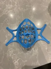 Soporte 3D para mascarilla de adulto, 2 uds., soporte para la nariz y la boca separado, soporte de cojín interno de respiración, soporte transpirable de silicona para mascarilla