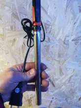 Varilla de calentador de acuario de acero inoxidable, ajustable, 50 ~ 500W, 17-35 grados Celsius, para controlar la temperatura, calor, agua, para pecera