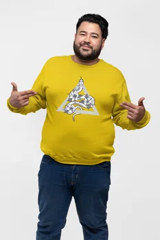 Angemiel Wear Triangle Flower And Snake Yellow Men 'S Sweatshirt
Angemiel Wear Triangle Flower And Snake Yellow Men 'S Sweatshirt