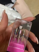 Juego de fresas combinado para manicura, Kit de brocas de taladro de cerámica para uñas herramientas de pulido de Gel de eliminación eléctrica