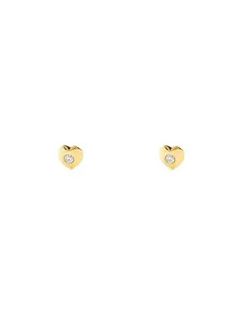 Baby earrings Yellow Gold Heart with Cubic Zirconia (9kts)
Baby earrings Yellow Gold Heart with Cubic Zirconia (9kts)