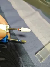 Broca de clavo de cerámica, fresa eléctrica para manicura, brocas, limas de maíz de llama para máquina de pedicura, accesorio de pulido