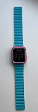 Correa de cuero para Apple Watch, 44mm, 40mm, 38mm, 42mm, accesorios, pulsera magnética, pulsera iWatch serie 3 4 5 se 6