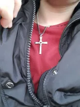 Caliente vender la película rápido y furioso Colgante Cruz Dominic Toretto hombres collar de colgantes para la joyería de los hombres collar de cristal