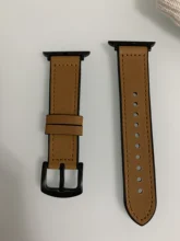 Correa de silicona + cuero para Apple watch, banda de reloj de cuero genuino de 44mm, 40mm, 42mm y 38mm, iWatch series 5 4 3 SE 6