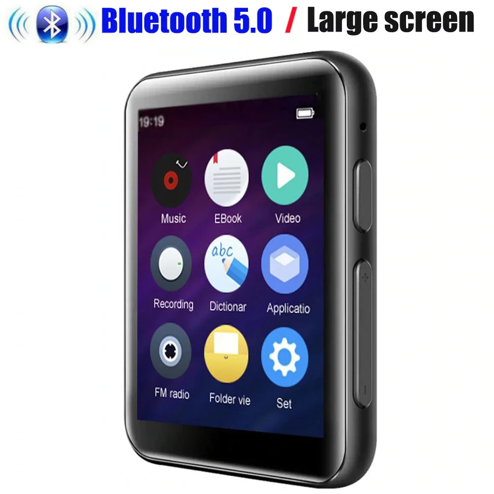 MP3 плеер 2 4 ''полный сенсорный Экран HiFi без потерь Bluetooth 5 0 Mp3 музыкальный 32 Гб