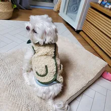 Scarf Jacket Dogs French Bulldog Winter Plush-Coat Pet-Dog Cotton Warm Thick for Puppy-Ropa-Perro