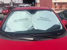 Parabrisas del coche cubierta tipo parasol para Fiat 500 Abarth Trim 1.4L Turbo X Auto accesorios bloques de los rayos UV Sun Visor Protector