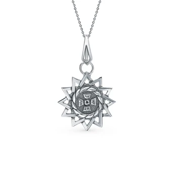 Silver Pendant-amulet "erzgama star" sunlight sample 925 
Silver Pendant-amulet "erzgama star" sunlight sample 925