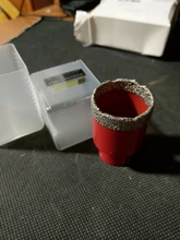 SHDIATOOL 1 pieza de brocas de perforación de diamante soldadas al vacío azulejo de porcelana M14 brocas de conexión mármol , piedra , sierra de masonryHole