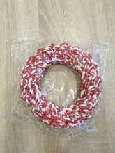 Rope-Rings Toys Molar Teeth-Bite-Resistant Large Dog Chew-Toy Dog-Medium Cotton 1PC