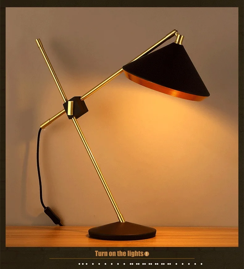 Nordic Retro Contracted Wrought Iron Rotatable Table Lamp Concise Designer Bedroom Study Table Light Free Shipping
Nordic Retro Contracted Wrought Iron Rotatable Table Lamp Concise Designer Bedroom Study Table Light Free Shipping