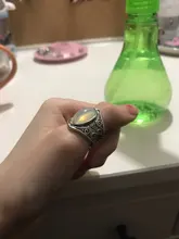 Anillos de cristal de curación grande Tibetano para mujer, joyas de piedra lunar indio antiguo bohemio, joyería fina, regalos para chicas