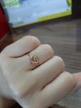 Anillos ajustables minimalistas para mujer y niña, sortija de boda en forma de corazón de Color rosa dorado y plateado, amor anillo dedo para mejor amiga