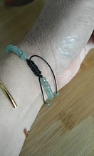 Pulsera de cuentas de piedra ajustable de 4MM para mujer, brazalete tejido de ágatas naturales, jaspe, ónix, lapislázuli, regalo de Año Nuevo, joyería