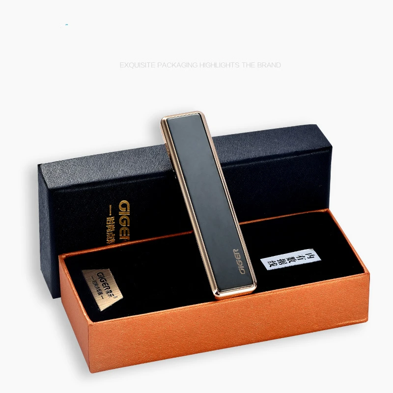 Focus Ultra Thin USB Pulse Lighters Metal Windproof Lighter Intelligent Oower-Off Fast Charging Lighter Men's Gift
Focus Ultra Thin USB Pulse Lighters Metal Windproof Lighter Intelligent Oower-Off Fast Charging Lighter Men's Gift