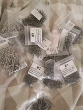 Broches de pesca de acero inoxidable, Clips de cierre, accesorios de conector de seguridad, aparejos para señuelos, ganchos, 500 Uds.