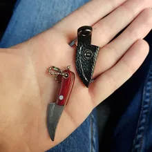 1PC portátil de acero inoxidable cocina cuchillo Camping Mini pelador llavero bolsillo cuchillo EDC