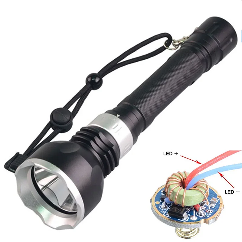 Yupard underwater light driver with magnetic switching flashlight diving waterproof | Освещение