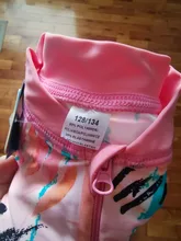 BAOHULU-Bañador estampado de manga larga para niñas, traje de baño de una pieza con UV50 +, protección solar