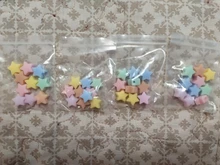 Bopoobo-Cuentas de silicona para dentición, accesorios para dentición, mordedor de estrella de silicona con perlas de grado alimenticio, mordedor, 40 uds.