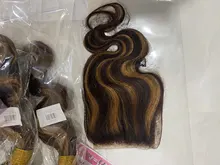 Mechones con cierre de encaje 4x4, extensiones de cabello Remy peruano ondulado, 4, 30, 8, 12, 16, 20, 24, 28, 30 pulgadas, pelo de Lia 2021