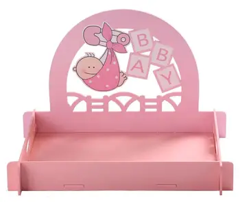 

Displayer de Wood Christening Baby Pink Girl-Details and gifts for weddings, christening suits and Holy Communion