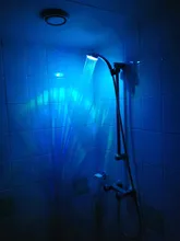 ¡Oferta! 1 Uds. Cabezal de ducha Led de mano de 7 colores con luces LED automáticas románticas para baño y baño
