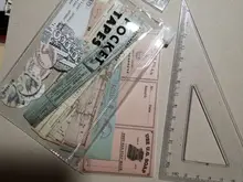 Mr.paper, 4 diseños, 40 unidades por lote, pegatinas Vintage de raya Simple de bolsillo, cinta decorativa, pegatinas para Scrapbooking, Bullet, diario, Deco