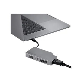Multiport adapter USB-C StarTech.com-Gray sideral - USB-C 4 in 1 to VGA, DVI, HDMI or Mini DisplayPort (CDPVDHDMDPSG)
Multiport adapter USB-C StarTech.com-Gray sideral - USB-C 4 in 1 to VGA, DVI, HDMI or Mini DisplayPort (CDPVDHDMDPSG)