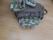 Molle-Bolsa de caza para exteriores, accesorios, riñonera, herramientas de supervivencia, Kits médicos portátiles para cinturones tácticos, mochila de hombro