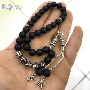 MATTE Black ONİKS İSİM WRITTEN SILVER TESBİH
MATTE Black ONİKS İSİM WRITTEN SILVER TESBİH