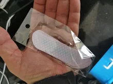 4 unids/set Puerta de coche pegatinas Universal de la seguridad advertencia Mark abierto alta reflectante cinta de la bici de la motocicleta pegatina para casco