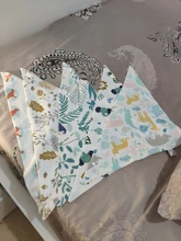 Bebé triángulo Algodón Doble Baberos 5 unids/lote de impresión de dibujos animados de Saliva toalla bebé niños niñas alimentación delantal baberos Bandana de algodón