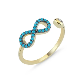 KUTAYDAN Nano Turquoise Cubic Zirconia Infinity Adjustable Ring 925 Sterling Silver
KUTAYDAN Nano Turquoise Cubic Zirconia Infinity Adjustable Ring 925 Sterling Silver