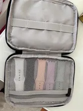 Bolsa de viaje multifunción para apple Watch, organizador de correa de reloj portátil, bolsa de almacenamiento